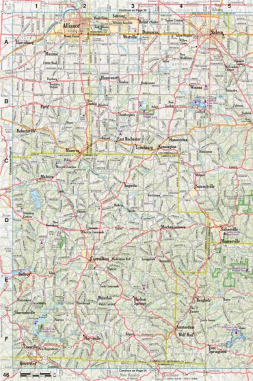 Ohio Atlas & Gazetteer Page 46 Preview 1