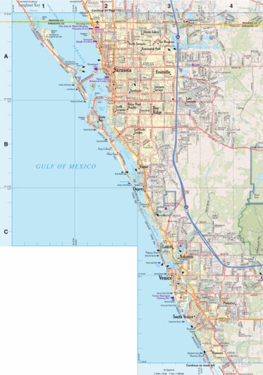 Florida Atlas & Gazetteer Page 120 Preview 1