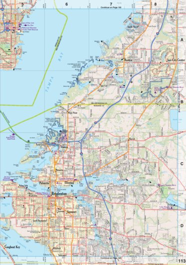 Florida Atlas & Gazetteer Page 113 Preview 1