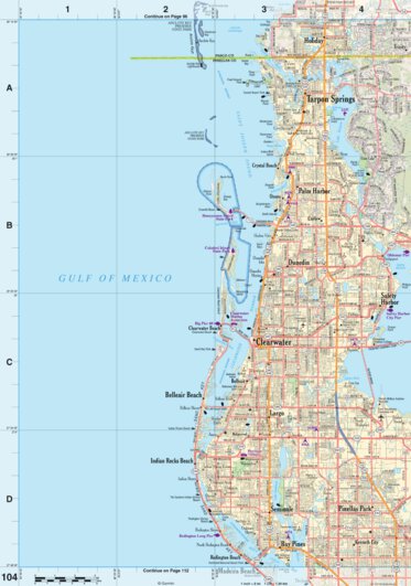 Florida Atlas & Gazetteer Page 104 Preview 1