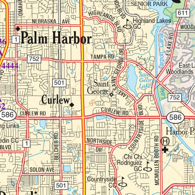 Florida Atlas & Gazetteer Page 104 Preview 3