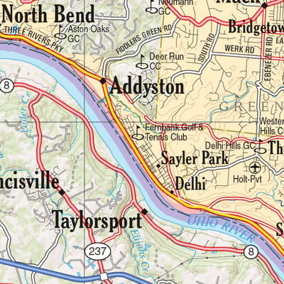 Ohio Atlas & Gazetteer Page 68 Preview 2