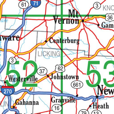 Ohio Atlas & Gazetteer Overview Map Preview 2