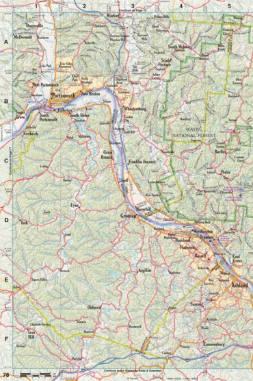 Ohio Atlas & Gazetteer Page 78 Preview 1