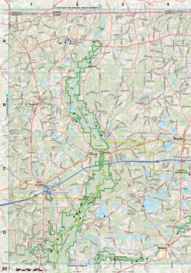 Florida Atlas & Gazetteer Page 20 Preview 1