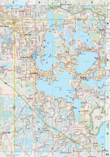 Florida Atlas & Gazetteer Page 91 Preview 1