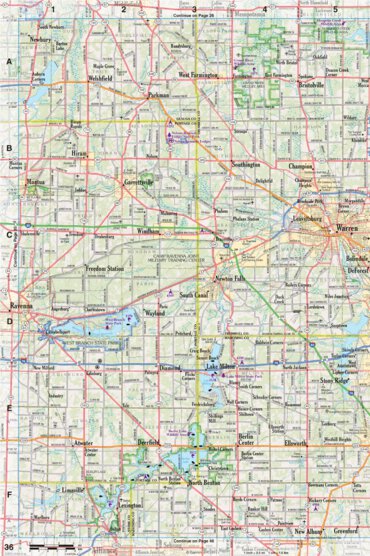Ohio Atlas & Gazetteer Page 36 Preview 1