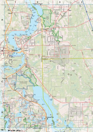 Florida Atlas & Gazetteer Page 78 Preview 1