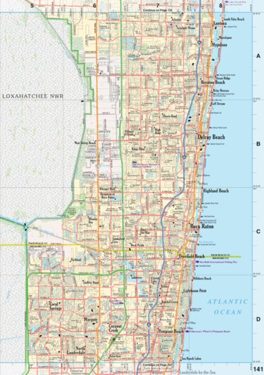 Florida Atlas & Gazetteer Page 141 Preview 1