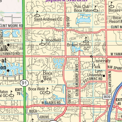 Florida Atlas & Gazetteer Page 141 Preview 2