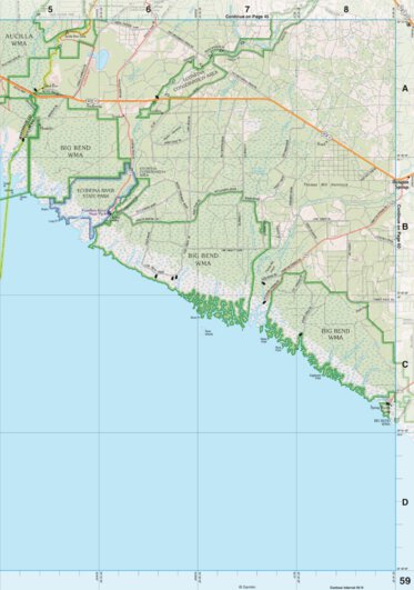 Florida Atlas & Gazetteer Page 59 Preview 1