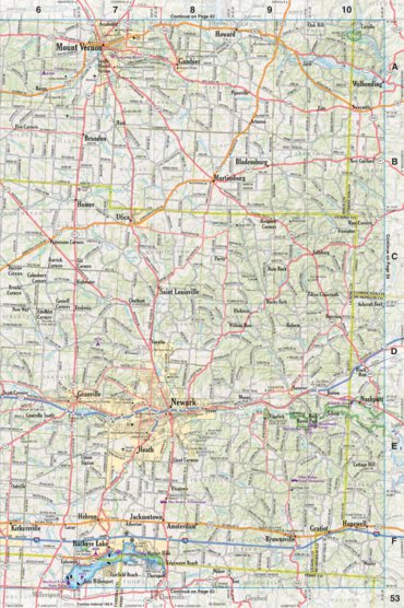 Ohio Atlas & Gazetteer Page 53 Preview 1