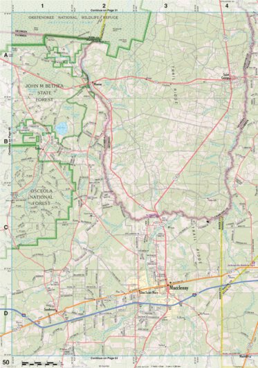 Florida Atlas & Gazetteer Page 50 Preview 1