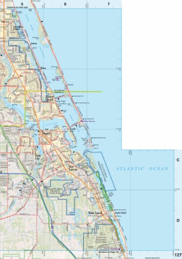 Florida Atlas & Gazetteer Page 127 Inset Preview 1