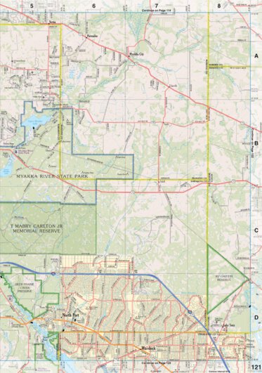 Florida Atlas & Gazetteer Page 121 Preview 1