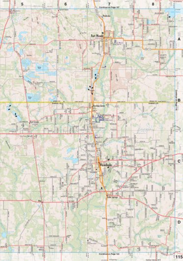 Florida Atlas & Gazetteer Page 115 Preview 1