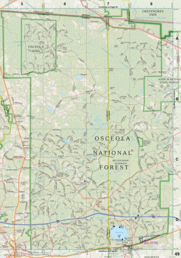 Florida Atlas & Gazetteer Page 49 Preview 1