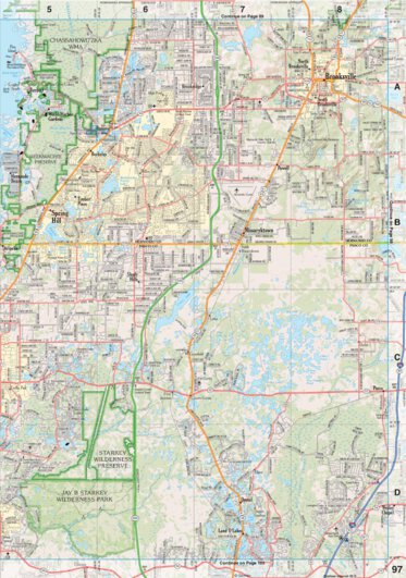 Florida Atlas & Gazetteer Page 97 Preview 1