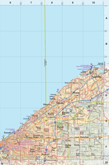 Ohio Atlas & Gazetteer Page 25 Preview 1