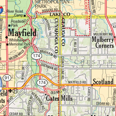 Ohio Atlas & Gazetteer Page 25 Preview 3