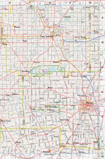 Ohio Atlas & Gazetteer Page 41 Preview 1