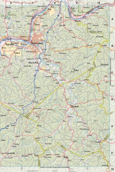 Ohio Atlas & Gazetteer Page 75 Preview 1