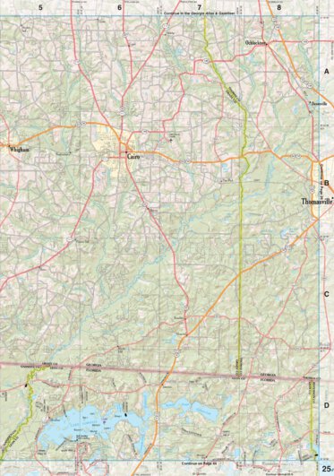 Florida Atlas & Gazetteer Page 25 Preview 1