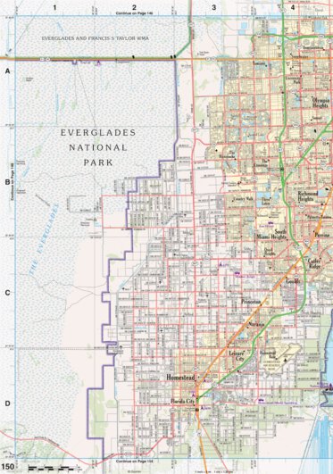 Florida Atlas & Gazetteer Page 150 Preview 1