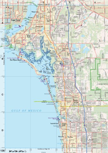 Florida Atlas & Gazetteer Page 136 Preview 1
