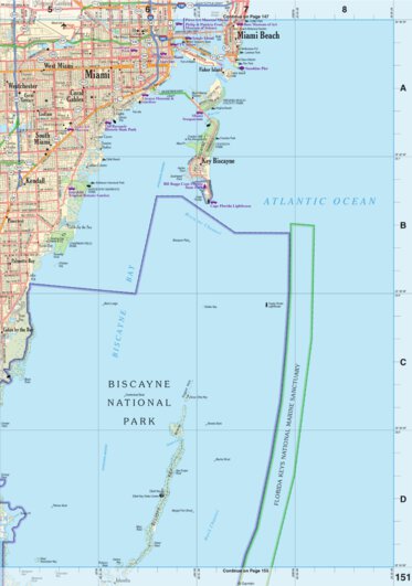 Florida Atlas & Gazetteer Page 151 Preview 1