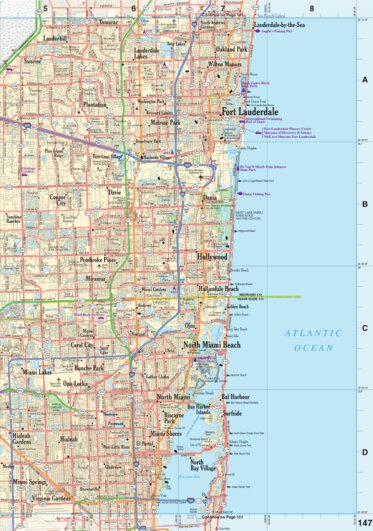 Florida Atlas & Gazetteer Page 147 Preview 1