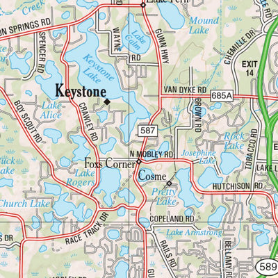 Florida Atlas & Gazetteer Page 105 Preview 3