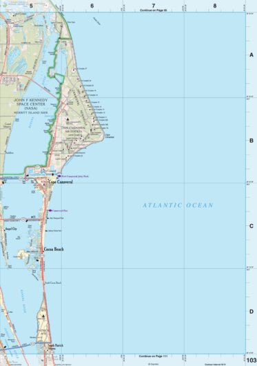 Florida Atlas & Gazetteer Page 103 Preview 1