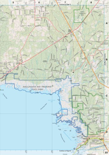Florida Atlas & Gazetteer Page 81 Preview 1