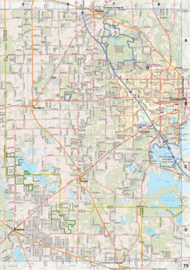 Florida Atlas & Gazetteer Page 75 Preview 1