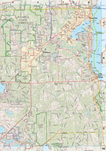 Florida Atlas & Gazetteer Page 65 Preview 1