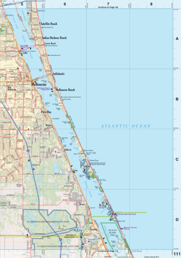 Florida Atlas & Gazetteer Page 111 Preview 1