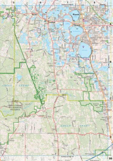 Florida Atlas & Gazetteer Page 99 Preview 1