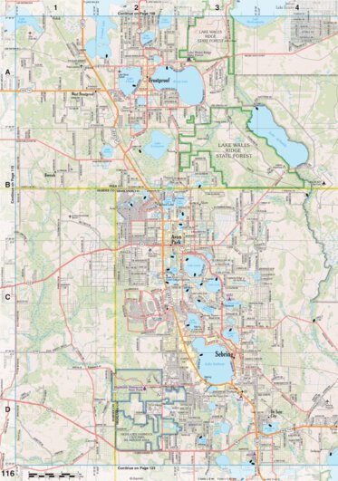 Florida Atlas & Gazetteer Page 116 Preview 1