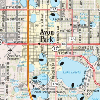 Florida Atlas & Gazetteer Page 116 Preview 2
