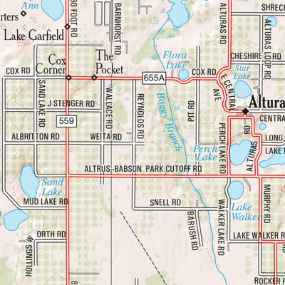 Florida Atlas & Gazetteer Page 107 Preview 3