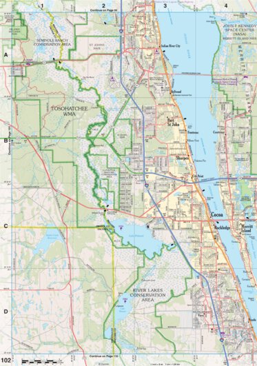 Florida Atlas & Gazetteer Page 102 Preview 1