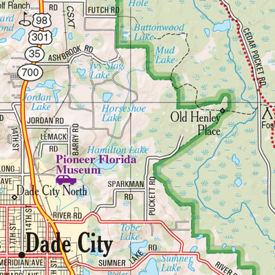 Florida Atlas & Gazetteer Page 98 Preview 2