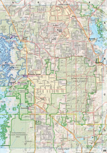 Florida Atlas & Gazetteer Page 89 Preview 1