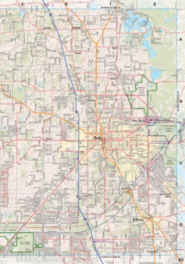 Florida Atlas & Gazetteer Page 83 Preview 1