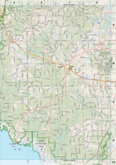 Florida Atlas & Gazetteer Page 73 Preview 1