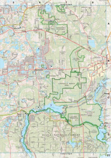 Florida Atlas & Gazetteer Page 77 Preview 1