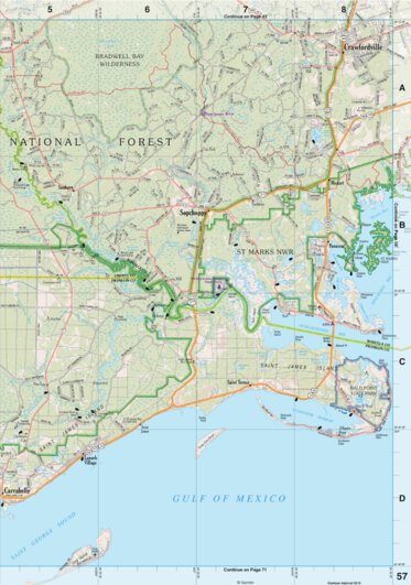 Florida Atlas & Gazetteer Page 57 Preview 1