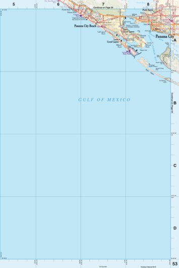 Florida Atlas & Gazetteer Page 53 Preview 1