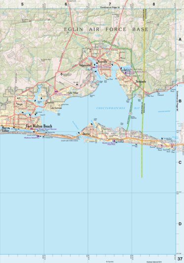 Florida Atlas & Gazetteer Page 37 Preview 1